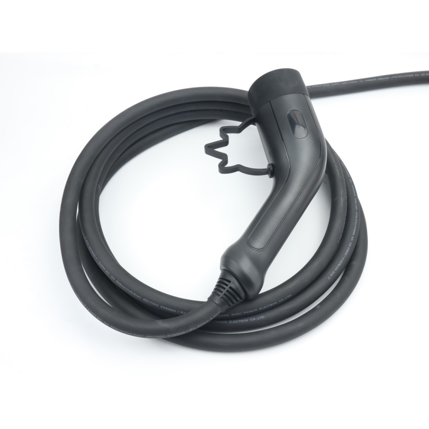 Immax - Зарядна станція для електромобілів EV AC Type 2, 16 А/380 В + вилка 230 В, 3,7 кВт, 5 м, Tuya