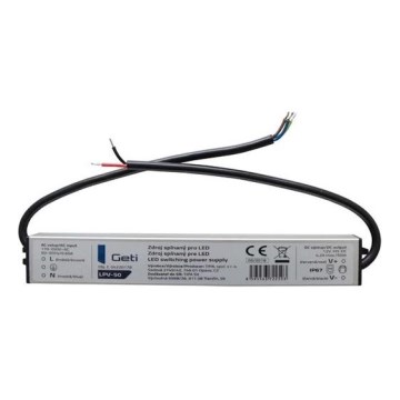 Імпульсний блок живлення для світлодіодних стрічок 50W/12V IP67