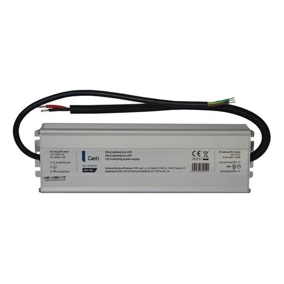 Импульсный блок питания для светодиодных лент 150W/12V IP67