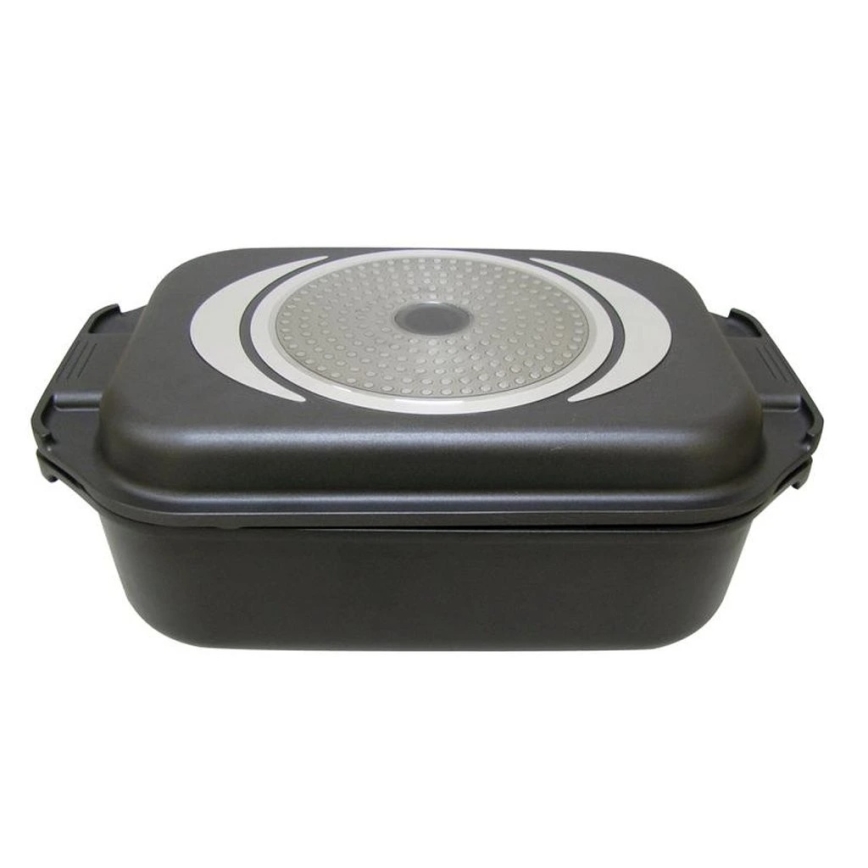 Індукційна жаровня 2 в 1 TORO, 9 л, 42x25 см, чорна