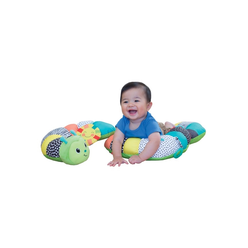 Infantino - Детская tummy time pillow 2в1 гусеница