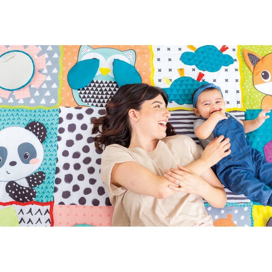 Infantino - Детский игровой коврик MAXI ZOO
