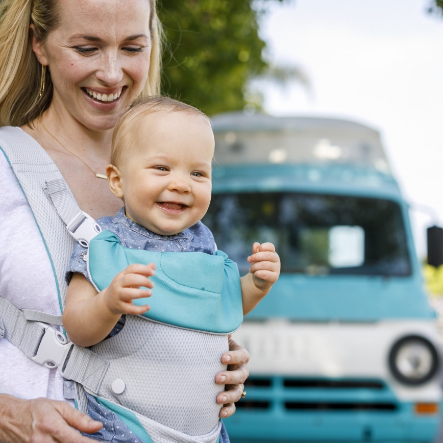 Infantino - Дитячий слінг FLIP 4в1 світло-сірий