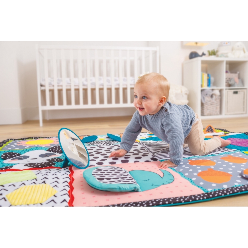 Infantino - Дитячий ігровий килимок MAXI ZOO