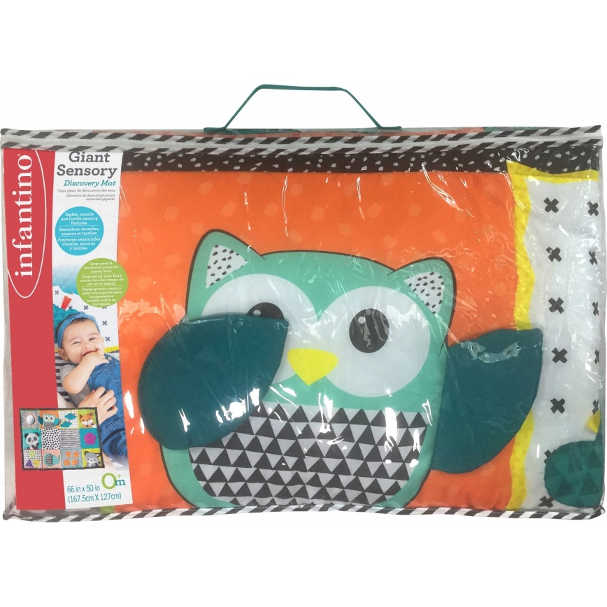 Infantino - Дитячий ігровий килимок MAXI ZOO