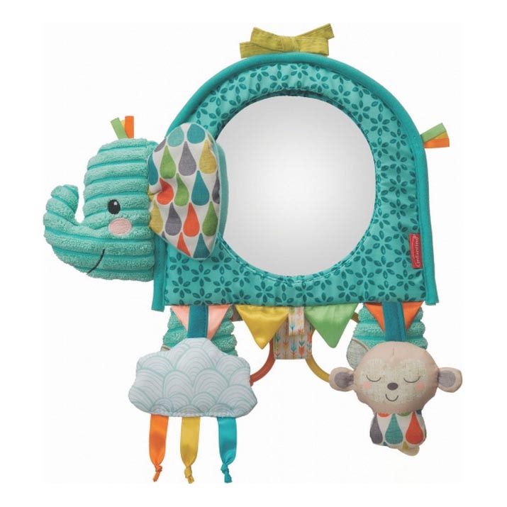 Infantino - Hanging toy c activities и зеркало слон