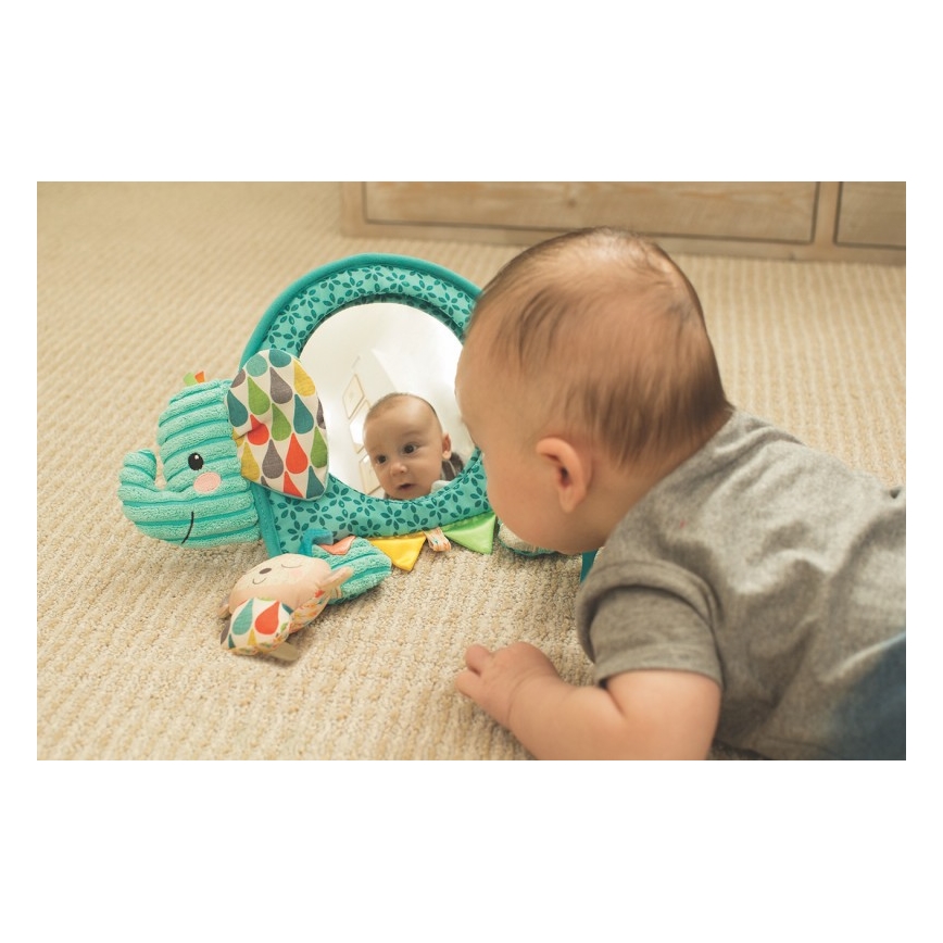 Infantino - Hanging toy c activities и зеркало слон