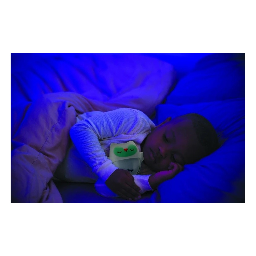 Infantino - Ночник со светящейся игрушкой для засыпания Owl