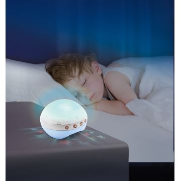 Infantino - Карусель-мобіль для ліжечка з мелодією 3в1 3xAAA синій