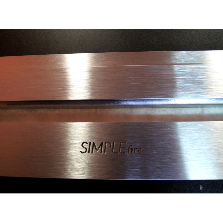 InFire - Біокамін 8x120 см 3кВт чорний