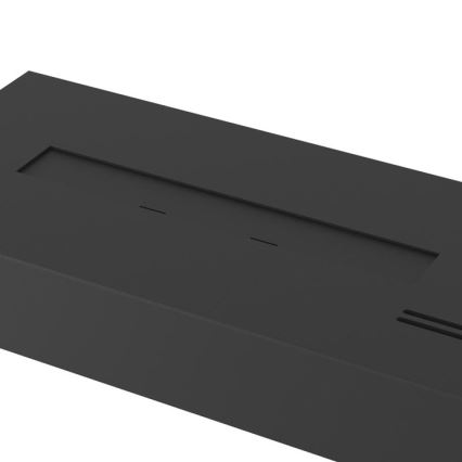 InFire - Біокамін 8x40 см 3 кВт чорний