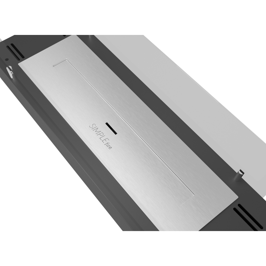 InFire - Биокамин 8x60 см 3kW черный