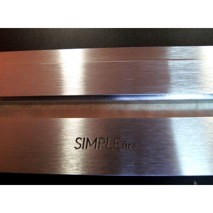 InFire - Угловой биокамин 45x120 см 3kW черный