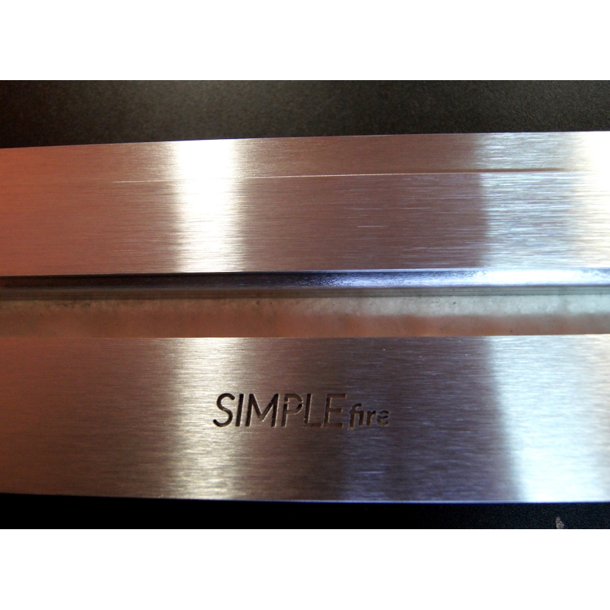 InFire - Угловой биокамин 45x120 см 3kW черный