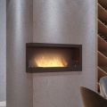 InFire - Угловой биокамин 45x90 см 3kW черный