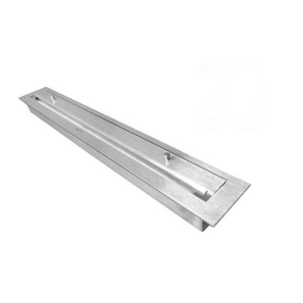 InFire - Угловой биокамин 45x90 см 3kW черный