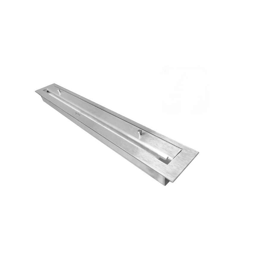 InFire - Угловой биокамин 45x90 см 3kW черный