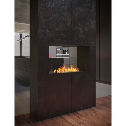 InFire - Вбудований Біокамін 48,5x83,5 см 3,5kW чорний