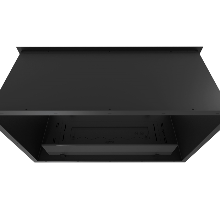 InFire - Вбудований Біокамін 48,5x83,5 см 3,5kW чорний