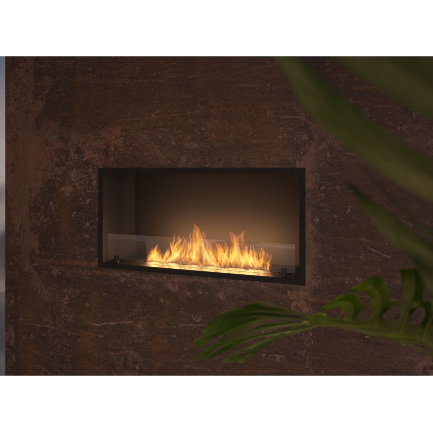 InFire - Вбудований Біокамін 49,4x104,4 см 6kW чорний