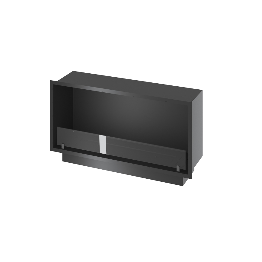 InFire - Вбудований Біокамін 49,4x104,4 см 6kW чорний