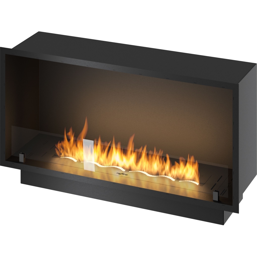 InFire - Вбудований Біокамін 49,4x104,4 см 6kW чорний