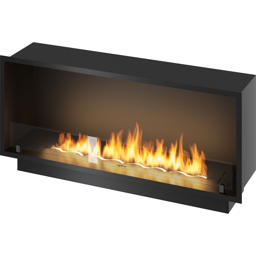 InFire - Вбудований Біокамін 49,4x124,4 см 6kW чорний