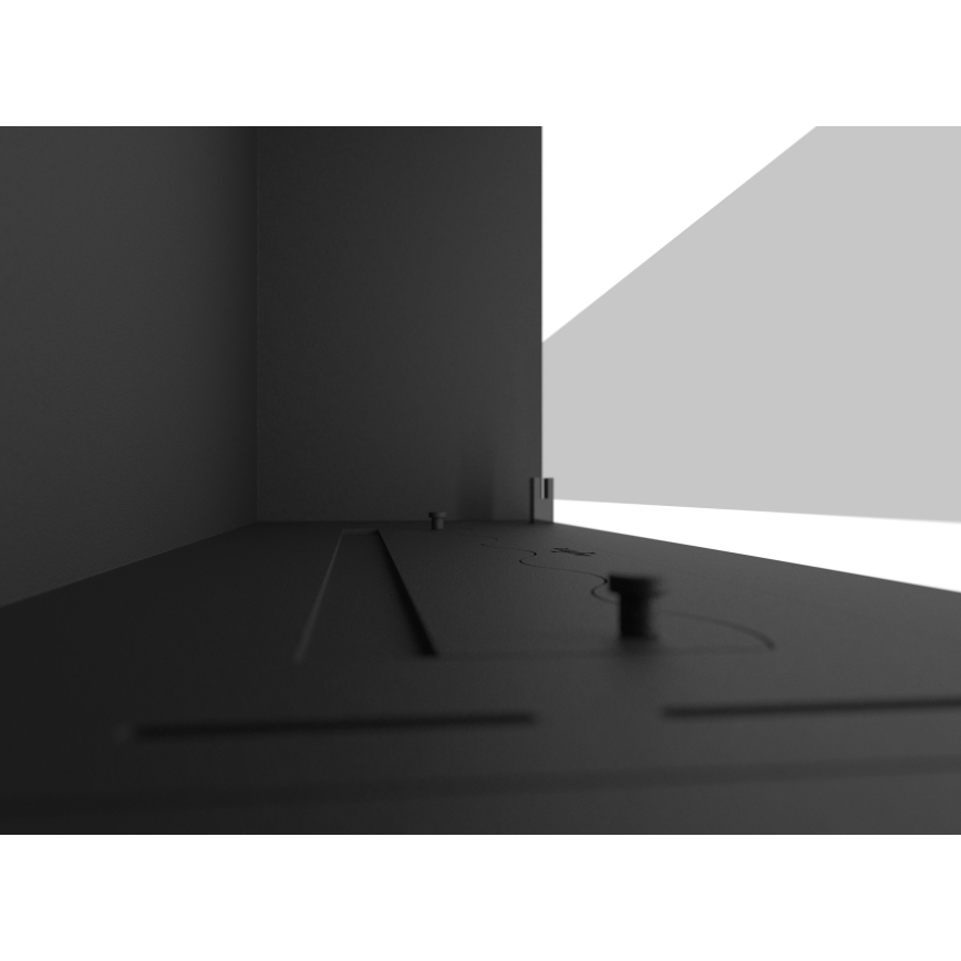 InFire - Вбудований Біокамін 49,4x84,4 см 3,5kW чорний