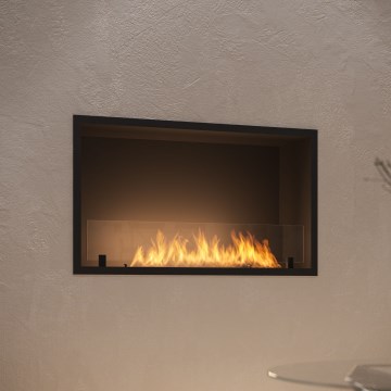 InFire - Вбудований Біокамін 49,4x84,4 см 3,5kW чорний