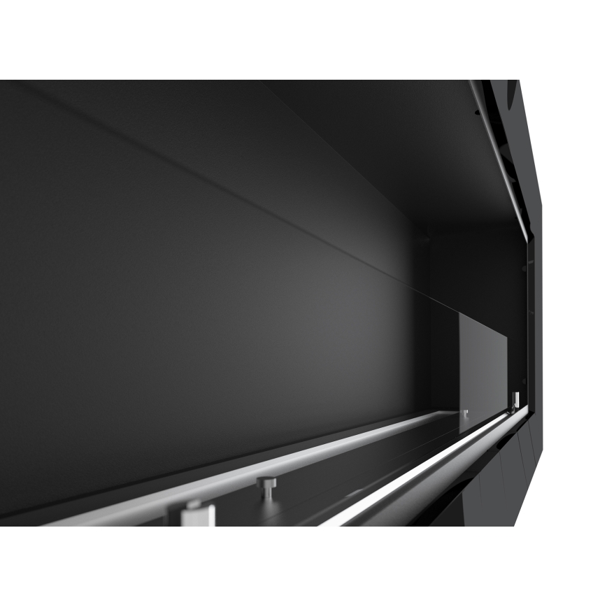 InFire - Вбудований Біокамін 49x120 см 3кВт чорний