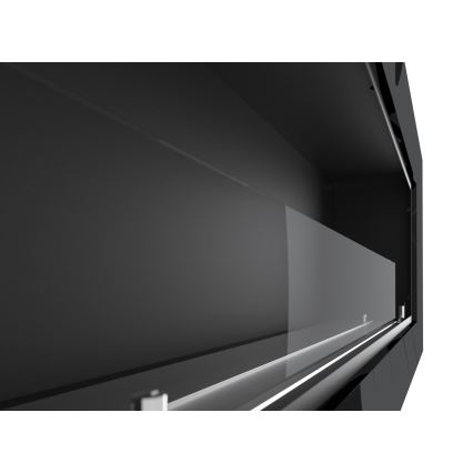 InFire - Вбудований Біокамін 49x120 см 3кВт чорний