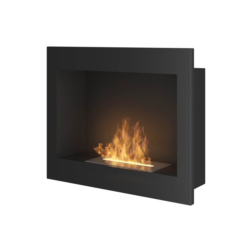 InFire - Вбудований Біокамін 49x60 см 3кВт чорний