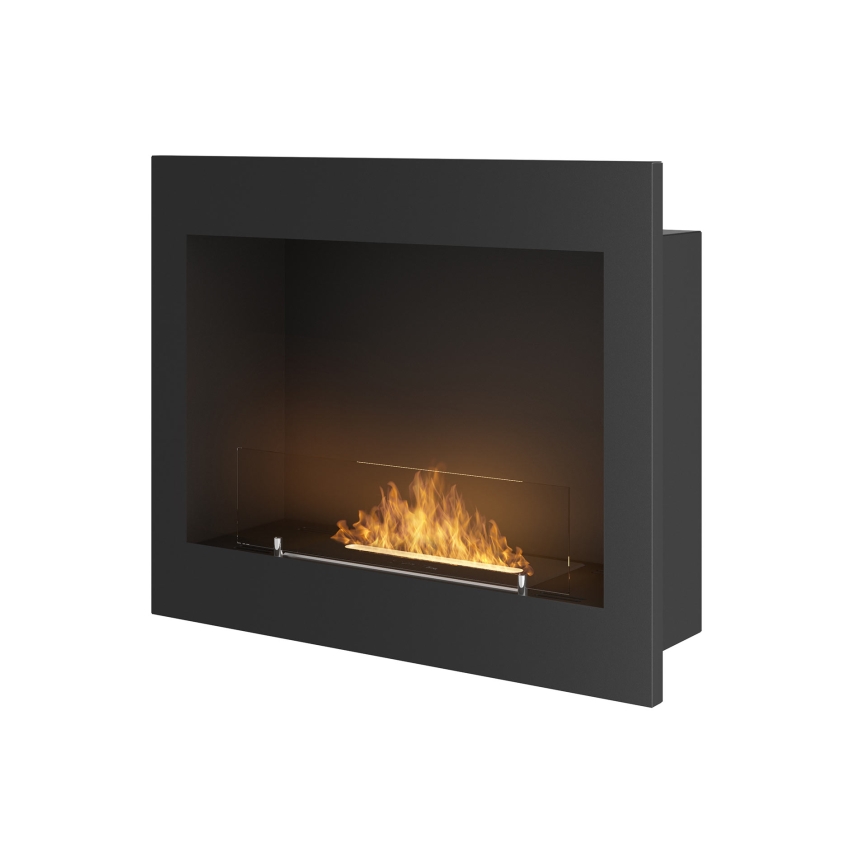 InFire - Вбудований Біокамін 49x60 см 3кВт чорний
