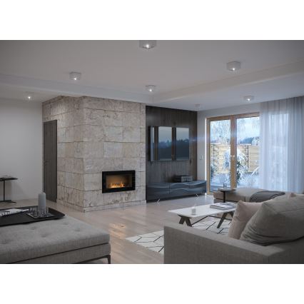 InFire - Вбудований біокамін 49x90 см 3кВт чорний