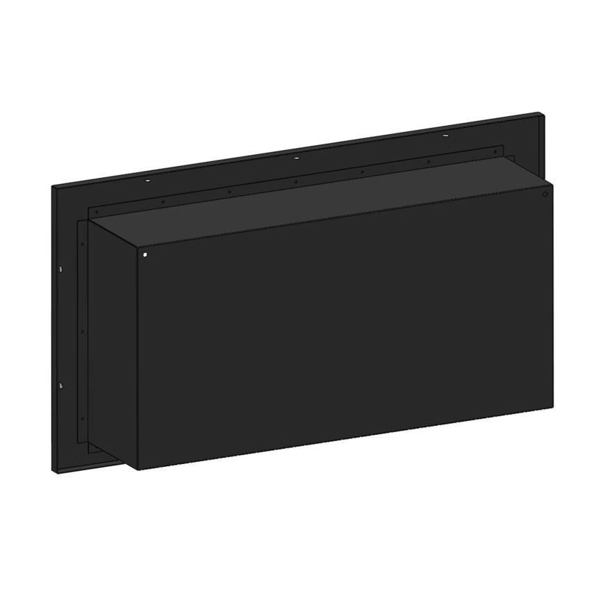 InFire - Вбудований біокамін 49x90 см 3кВт чорний