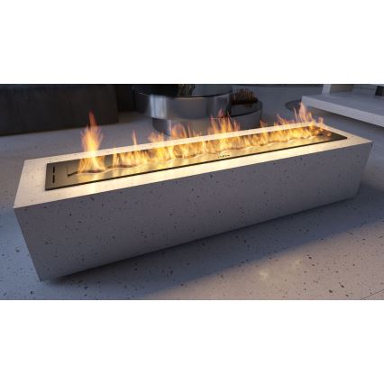 InFire - Вбудований Біокамін 7,5x120 см 7kW чорний
