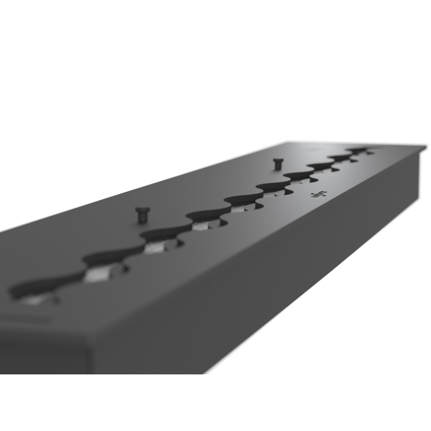 InFire - Вбудований Біокамін 7,5x120 см 7kW чорний