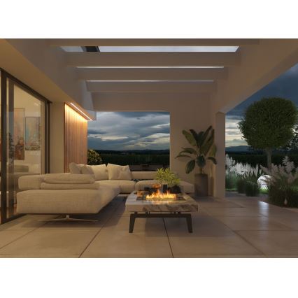 InFire - Вбудований Біокамін 8,5x80 см 3,5kW чорний