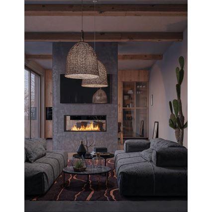 InFire - Встроенный биокамин 48,5x123,5 см 6kW черный