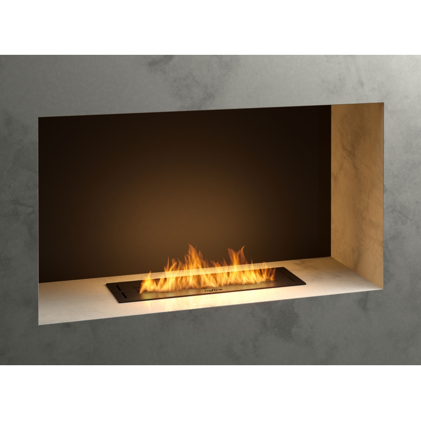 InFire - Встроенный биокамин 7,5x50 см 3,5kW черный