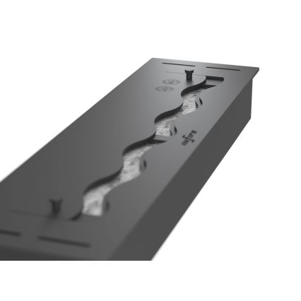 InFire - Встроенный биокамин 7,5x60 см 3,5kW черный