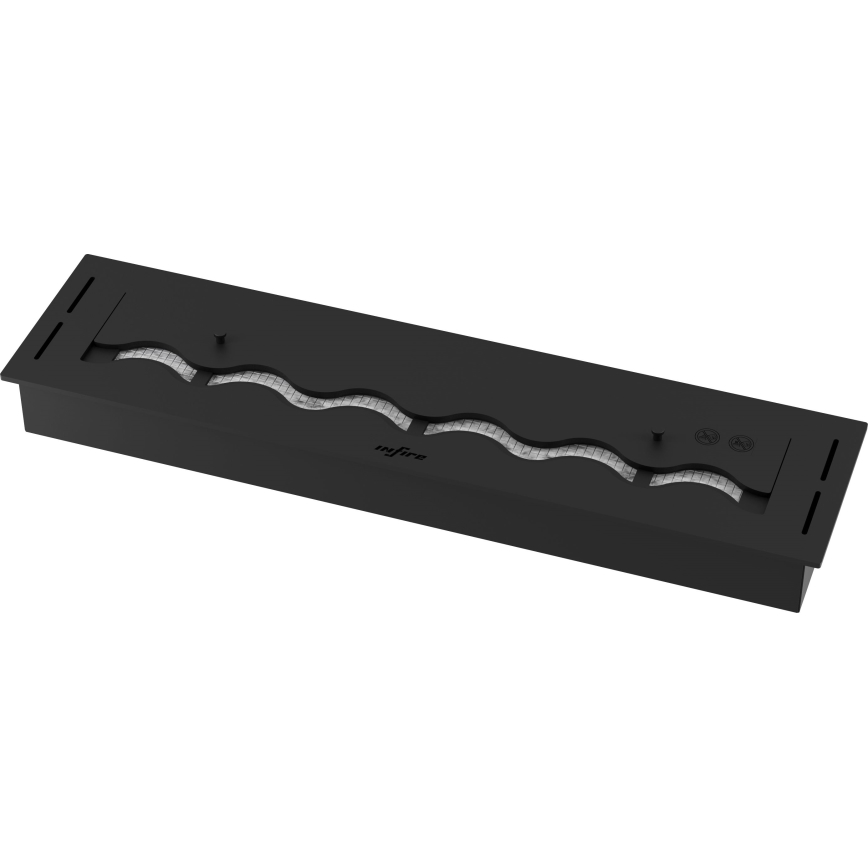 InFire - Встроенный биокамин 7,5x80 см 6kW черный