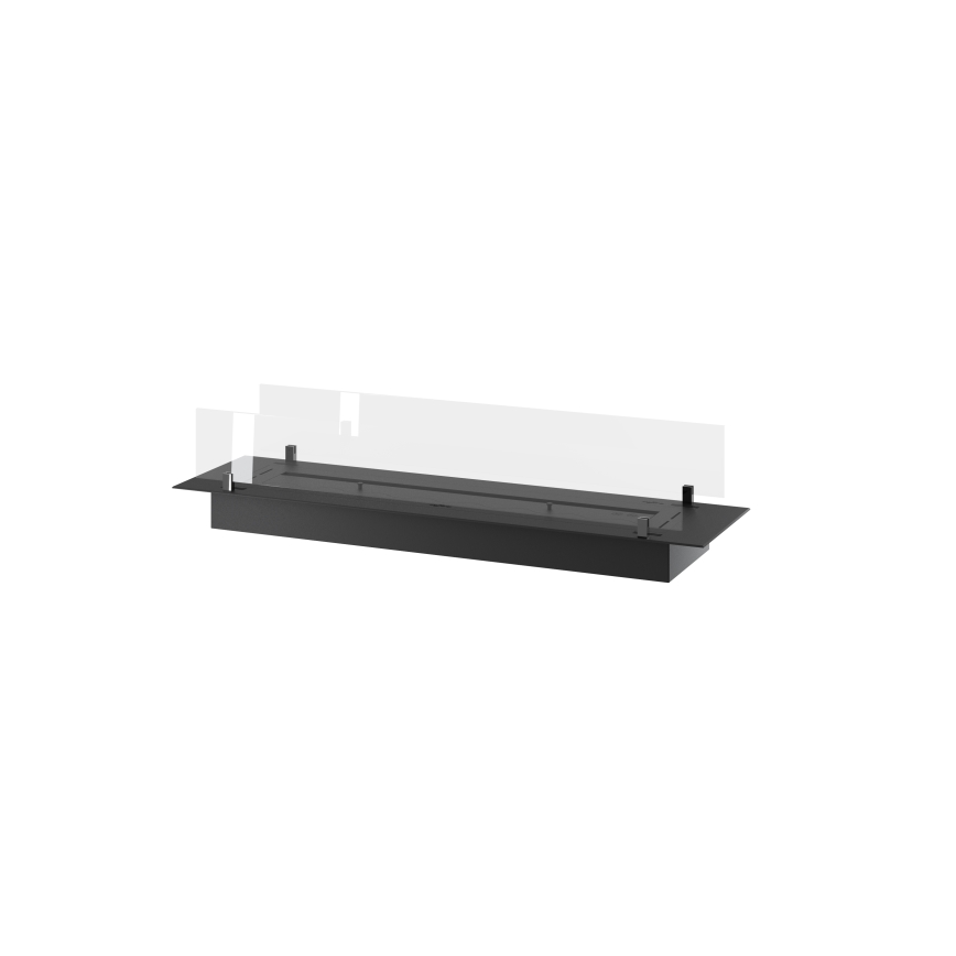 InFire - Встроенный биокамин 8,5x120 см 6kW черный