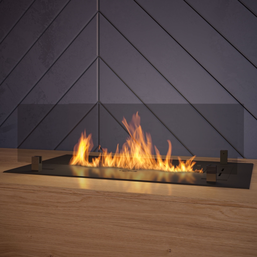 InFire - Встроенный биокамин 8,5x60 см 3,5kW черный
