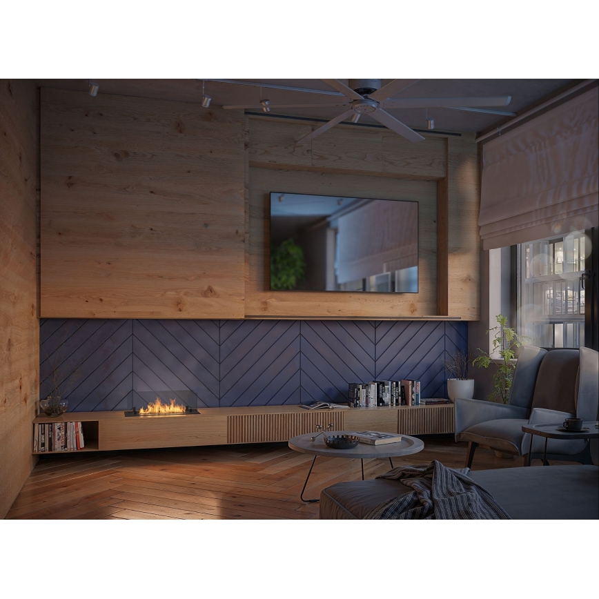 InFire - Встроенный биокамин 8,5x60 см 3,5kW черный