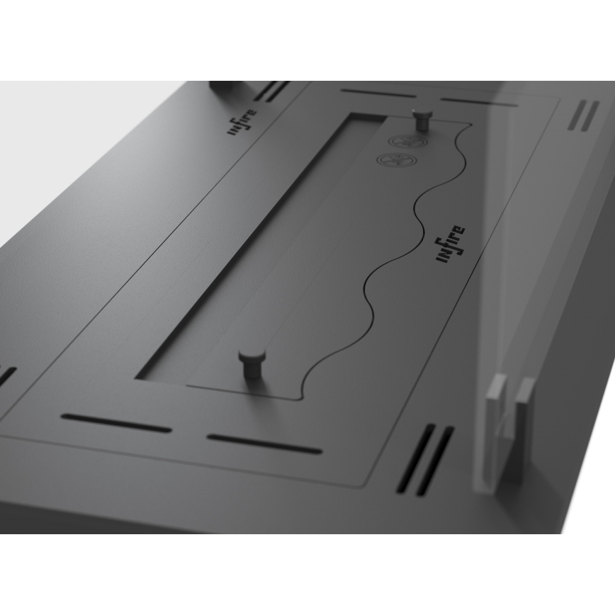 InFire - Встроенный биокамин 8,5x60 см 3,5kW черный