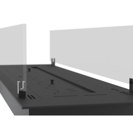 InFire - Встроенный биокамин 8,5x80 см 3,5kW черный