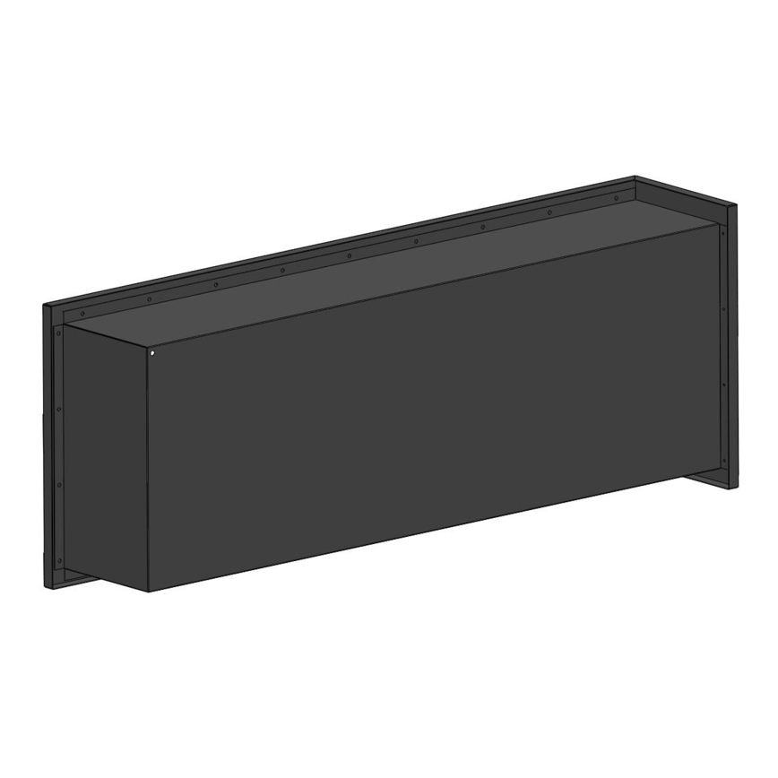 InFire - Кутовий Біокамін 45x120 см 3 кВт чорний