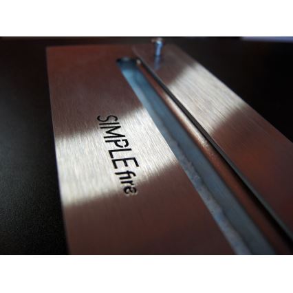 InFire - Кутовий Біокамін 45x60 см 3 кВт чорний