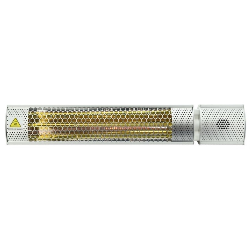 Инфракрасный обогреватель 1000/2000W/230V IP55 + дистанционное управление
